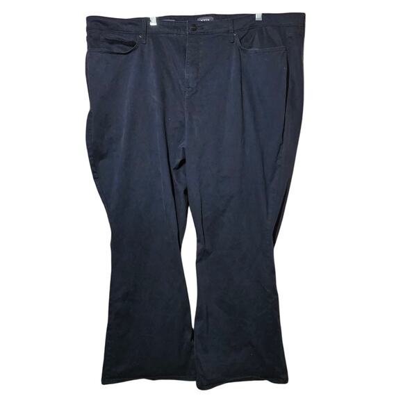 NYDJ Black Flare Jeans Size 26W - Picture 1 of 5